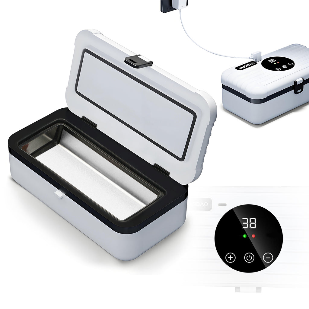 Insulin Cooler Travel Case Box for 5-8 pens Adjustable Fahrenheit Temperature Medication Cooler for Travel, Diabetic Travel Case Diabetes Medicine Freezer 0.55L Capacity(No Battery Need Power Supply)
